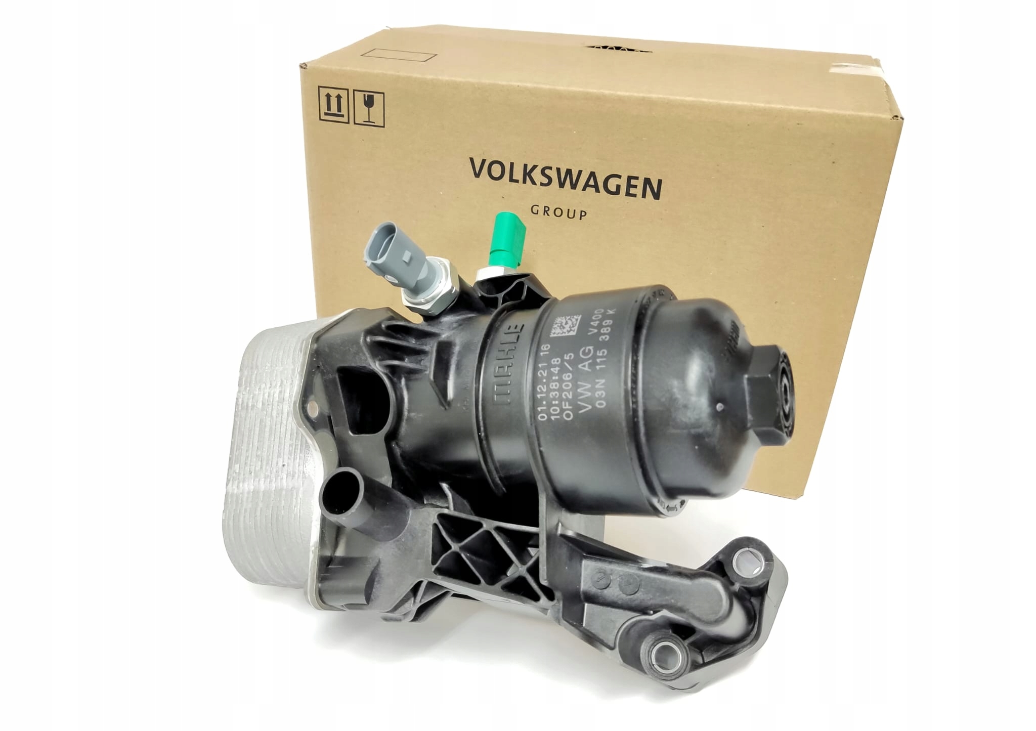 Корпус масляного фильтра с радиатором VW 03n115389k OE