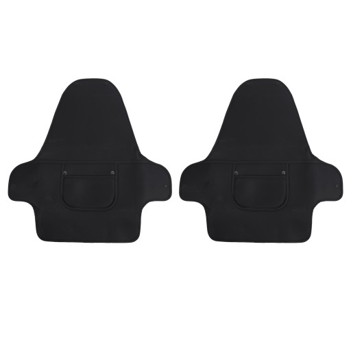 Защита заднего сиденья автомобиля, черная искусственная кожа