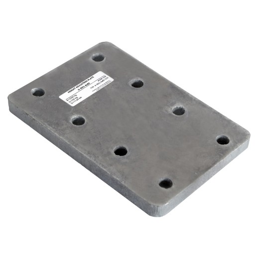 Оцинкованная пластина регулировки высоты шара фаркопа 83x56 мм