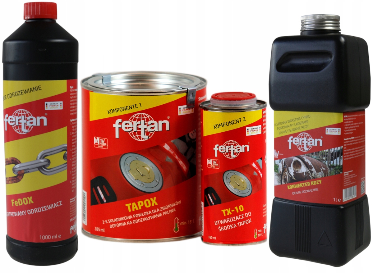 Rust remover + концентрат + конвертер комплект FERTAN