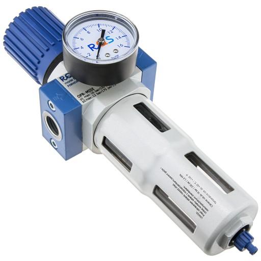 Фільтр повітряний сепаратор з редуктором OFR-1/2-MIDI для компресора - RQS