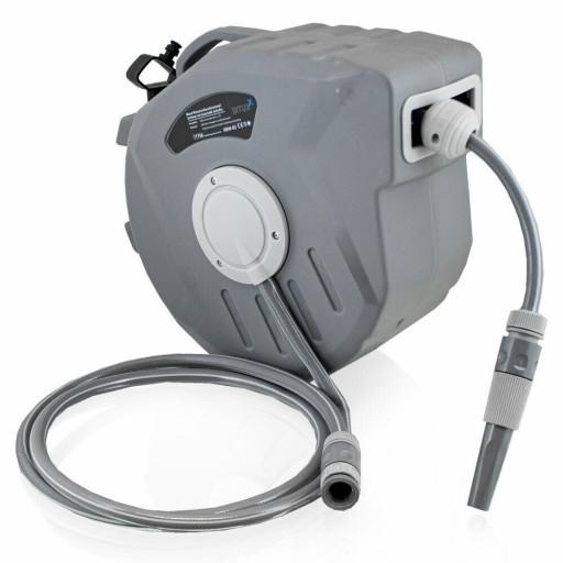 Автоматический садовый шланг на катушке, 30 м, для воды, прочная оплетка