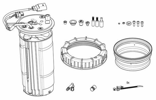 F 01C 600 241 - Отопление бака (впрыск мочевины) BOSCH F 01C 600 241