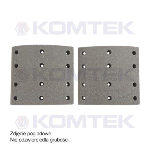 19146 - Ширина 180 мм барабана 414 тормозных колодок Sisu