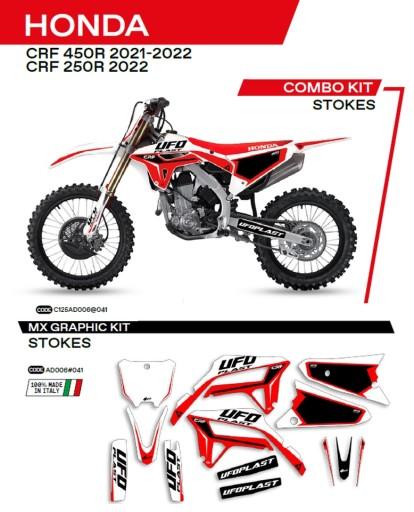 AD006001 - Шпон UFO Honda CRF 250R 22 CRF 450R 21-22