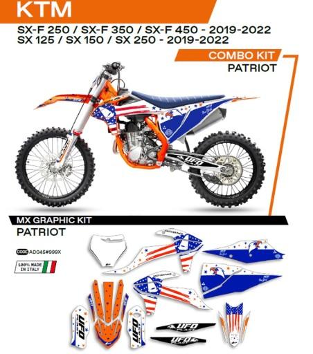 AD045999X - Шпон UFO KTM SX SXF 125 150 250 350 450 19-22