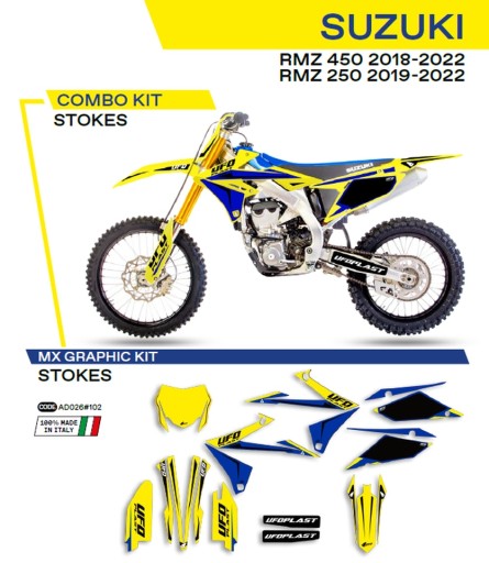 AD026102 - Шпон UFO Suzuki RMZ 250 19-22 RMZ 450 18-22