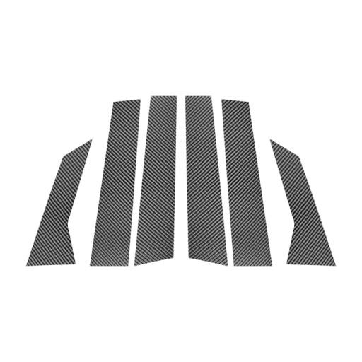 Окно автомобиля из углеродного волокна B C столб наклейка