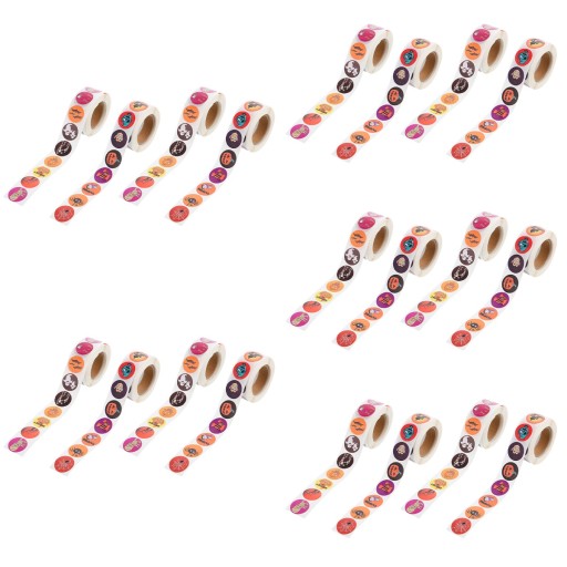 Наклейки уплотнительные круглые 20 рулонов.