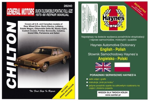 Посібник з ремонту Oldsmobile Delta 88 Ninety-Eight Custom 75-90 + БЕЗКОШТОВНО 24 години