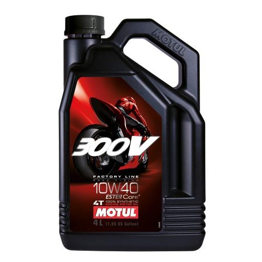 Масло 10W/40 4T MOTUL 300V 4л