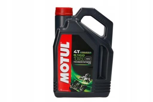 Масло 10W50 MOTUL 5100 4л SM Полусинтетика