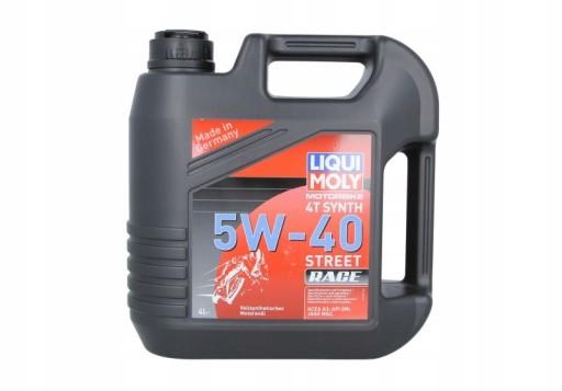 5W40 LIQUI MOLY Street Race 4л синтетическое масло SM