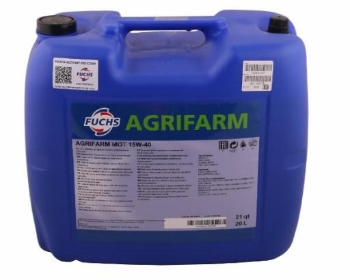 Agrifarm MOT 15W40 20L Fuchs oil [OF01]