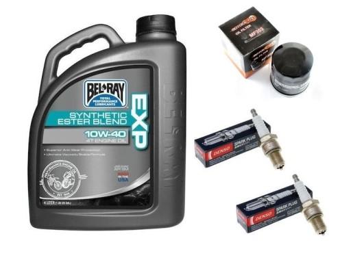 Масло Bel Ray, масляный фильтр, свечи зажигания SUZUKI SV 1000