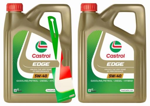 Масло Castrol EDGE Titanium 5W40 8L, підвіс