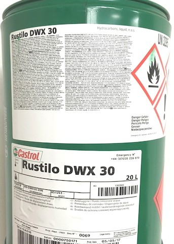 Масло Castrol Rustilo DWX 30 20л.