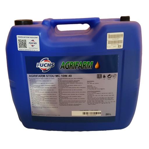 Масло FUCHS Agrifarm STOU MC 10W40 20л