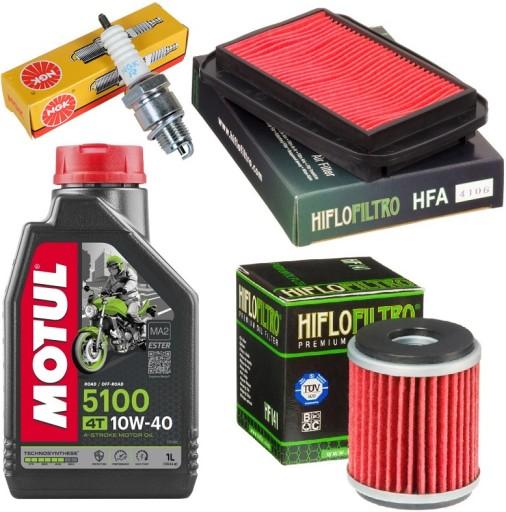 Масло + масляный фильтр + воздух + свеча зажигания YAMAHA YZF-R125 2008 - 2014