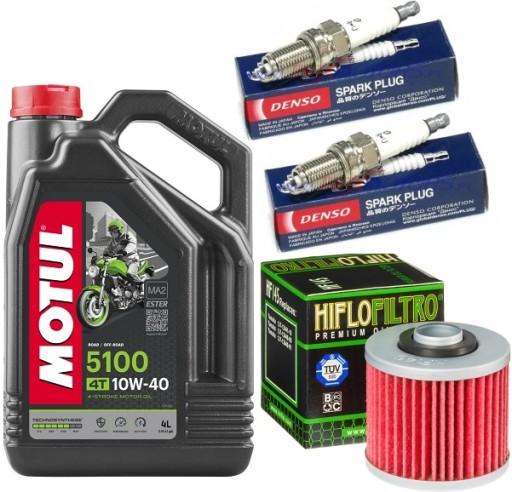 Масляний масляний фільтр Свічки запалювання YAMAHA XV 1100 Virago 1994 р.в.