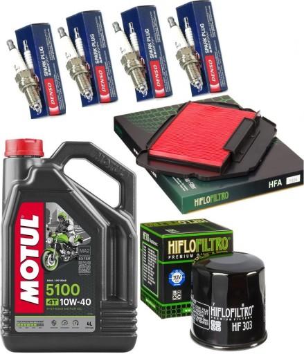 Масло + Фильтры + Свечи: HONDA CBR600 F F3 1998 г.