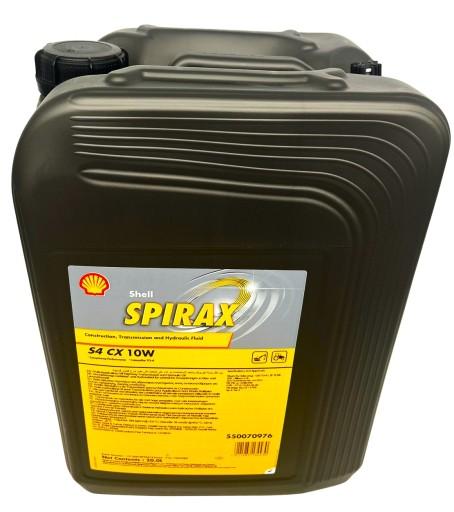 Олива гідравлічна та трансмісійна Shell SPIRAX S4 CX 10W 20L CAT TO-4