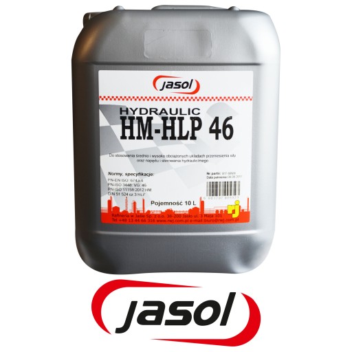 Гидравлическое масло HM HLP 46 Jasol 10L