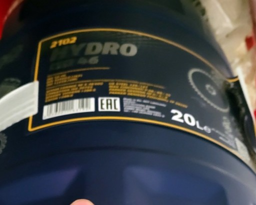 Гидравлическое масло MANNOL HL46 20L ISO 46 повреждено