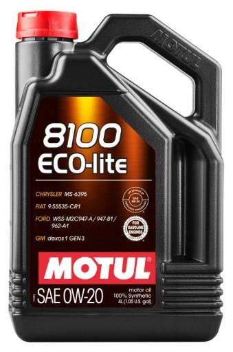 Масло MOTUL 0W20 4л 8100 ECO-LITE/SP/GM DE