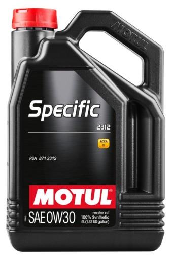 Масло MOTUL 0W30 5л SPECIFIC 2312/PSA B71231