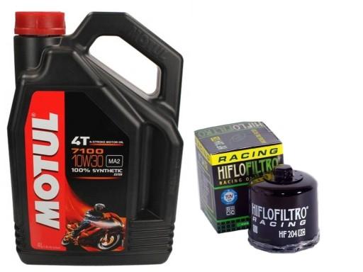 Масло MOTUL 7100 10 Вт 30 4л + фільтр Hiflo Racing