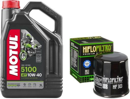 Масло MOTUL + масляний фільтр HONDA VTR1000F Fire Storm