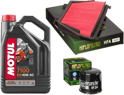 Масло MOTUL + фильтры HIFLO: HONDA CBR 600 RR 07-21