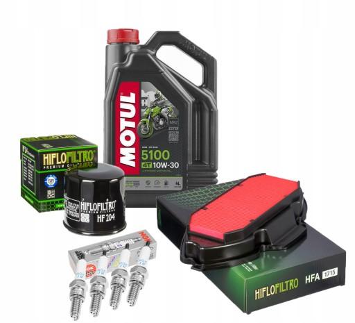 Масло Motul 10W30 для HONDA CTX 700 NC 750 XD SD INTEGRA Фильтры Свечи зажигания NGK