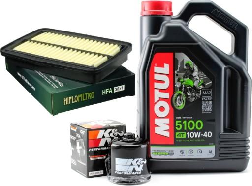Масло Motul 5100 4L + Фільтри SUZUKI GSX 1250 F 2015 р.в.