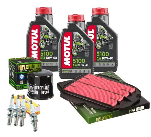 Масло Motul 5100 HONDA VFR 800 02-12 Фильтры Свечи зажигания