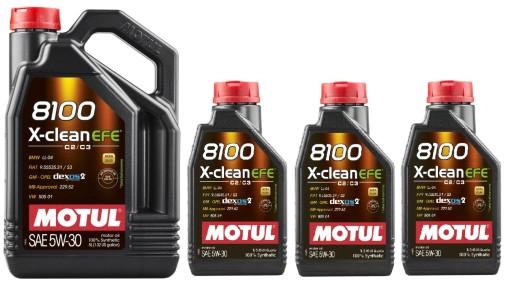 Масло Motul 8100 X-CLEAN EFE 5W30 8л BMW GM