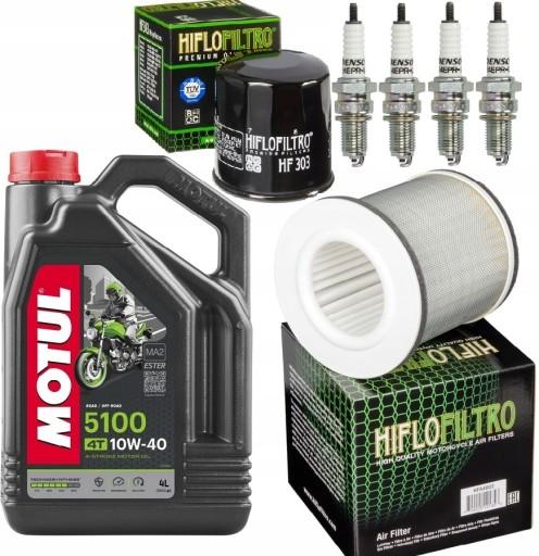 Масло Motul + масляный и воздушный фильтр + свечи зажигания Yamaha XJ 900 Diversion 2000