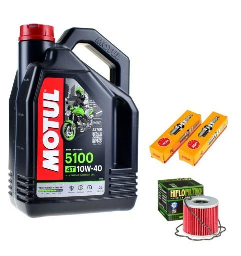 Масло Motul, масляный фильтр, свечи NGK для SUZUKI GS 500