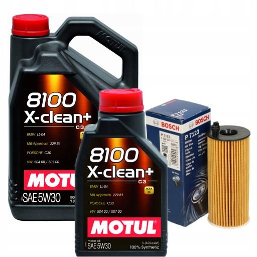 Масло Motul X-clean+ 5W30 + фильтр BMW 320d F30 N47