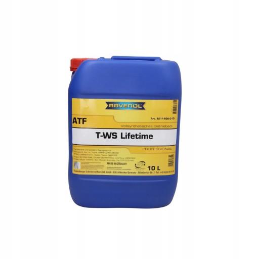 Масло RAVENOL ATF T-WS LIFETIME 10л