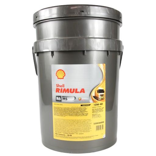 Масло Shell RIMULA R6 MS 10W40 20л