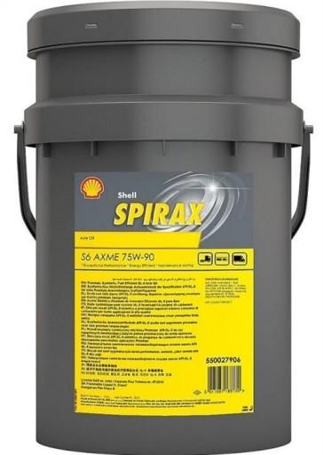 Масло shell spirax s6 axme 75w-90 20 литров