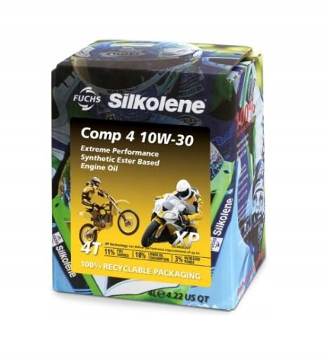 Silkolene Comp 4 10W30 4T Полусинтетическое масло 4л