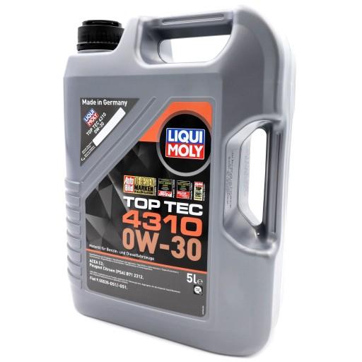 Масло моторное 2362 Liqui Moly TopTec 4310 0w30 5л