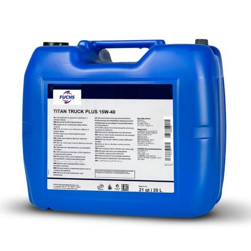 Минеральное моторное масло Fuchs TITAN TRUCK PLUS 15W-40 | 20л