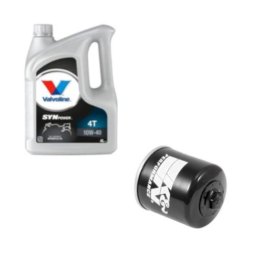 Масло Synpower 4T 10W40 4л + Масляный фильтр KN-303