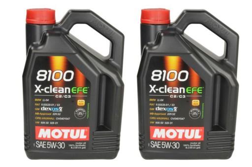 Синтетическое масло MOTUL 8100 X-CLEAN EFE 5W30 8л