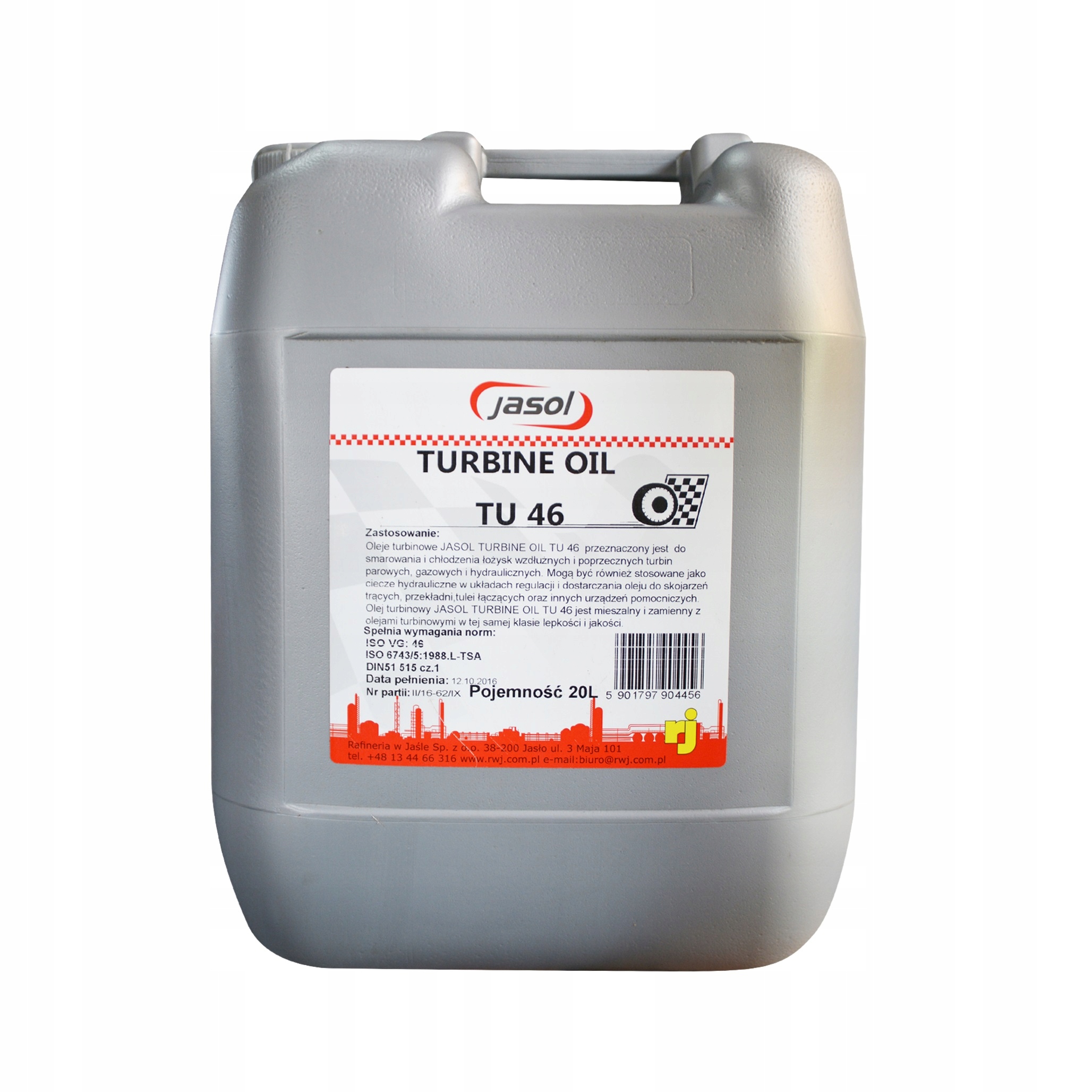 Турбинное масло Jasol Turbine OIL ту 46 - - 20л