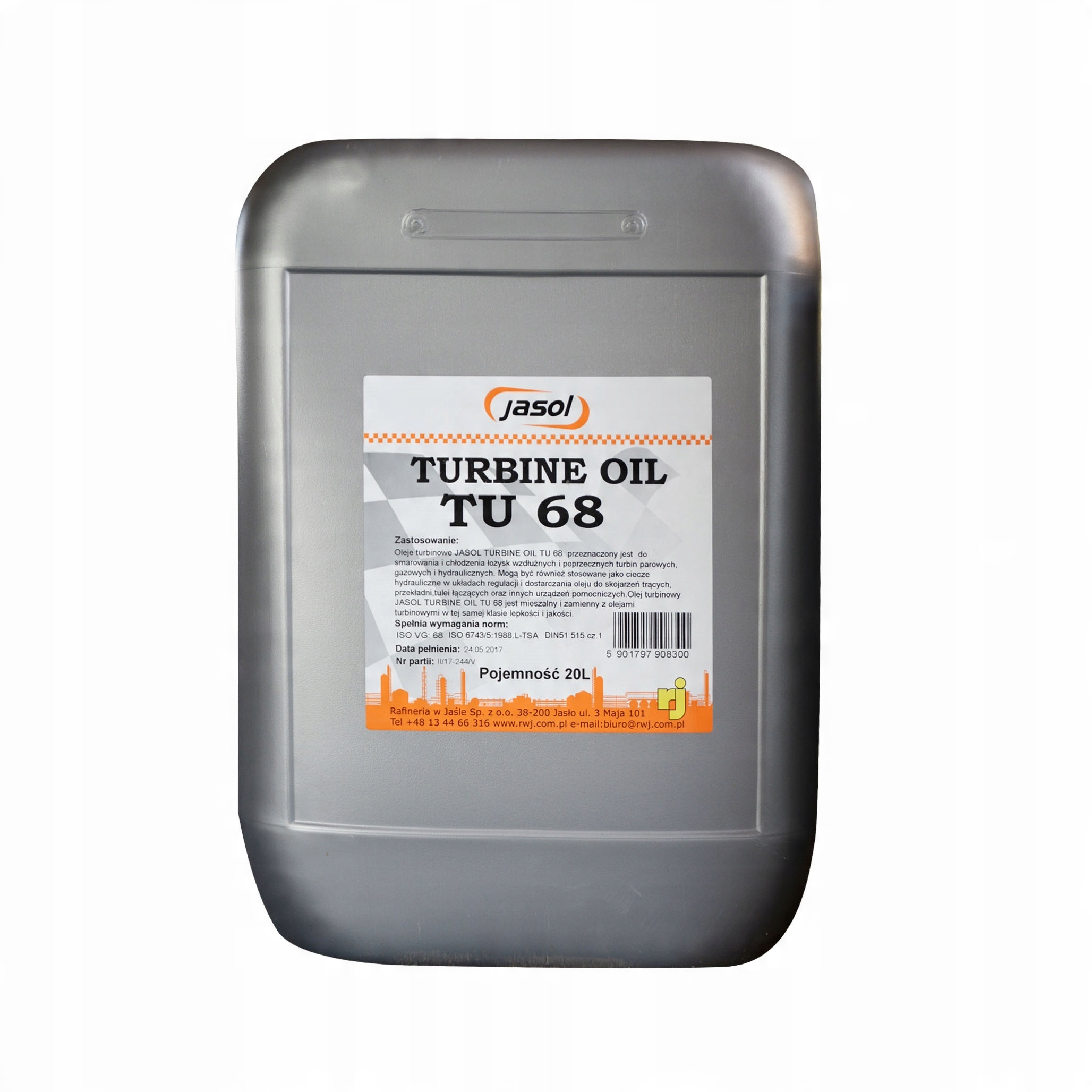 Турбинное масло Jasol Turbine OIL ту 68 - - 20л